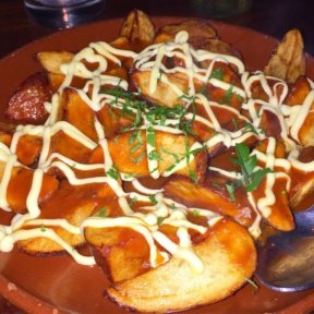 Gluten-free patatas bravas from Sala One Nine